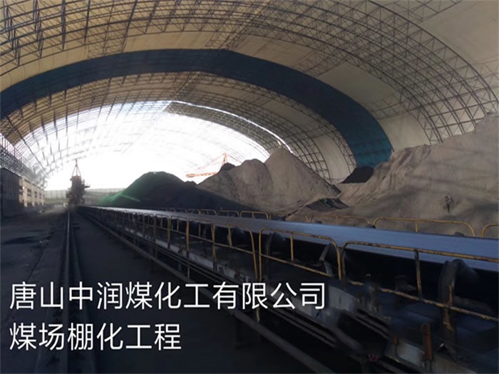 渝中中润煤化工有限公司煤场棚化工程